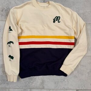 Mens Masters Malbon golf Torrey pines crewneck sweatshirt large